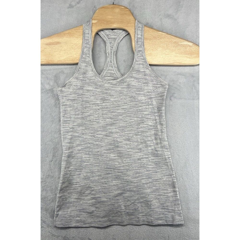 Lululemon Women's Racerback Tank Top Washed Light Gray NO SIZE TAG